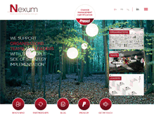 Tablet Screenshot of nexum.eu