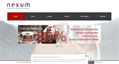 Desktop Screenshot of nexum.pl