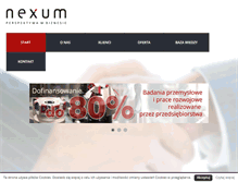Tablet Screenshot of nexum.pl