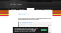 Desktop Screenshot of karrier.nexum.hu