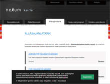 Tablet Screenshot of karrier.nexum.hu
