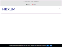 Tablet Screenshot of nexum.it